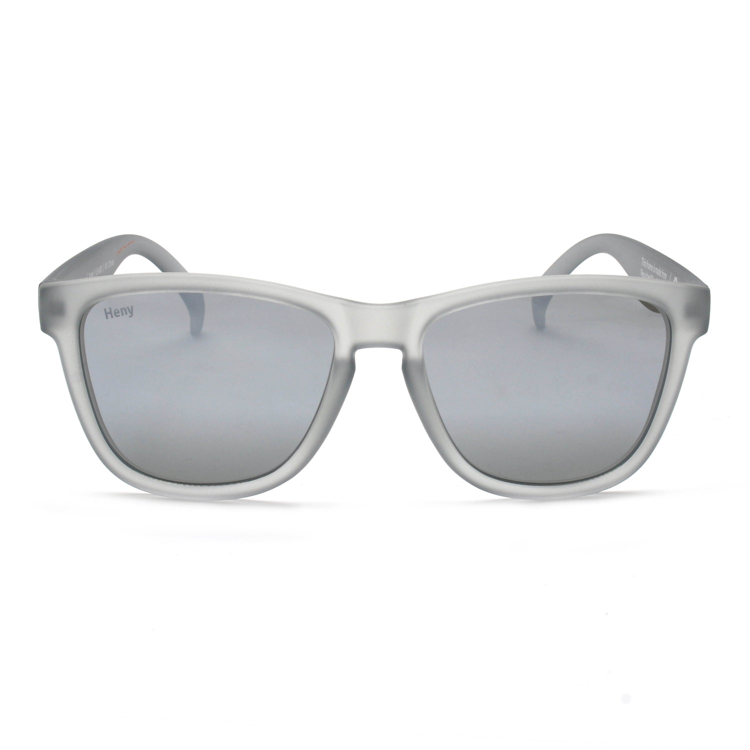Front view of the Silver Surfer Polarized Original Heny Sunglasses