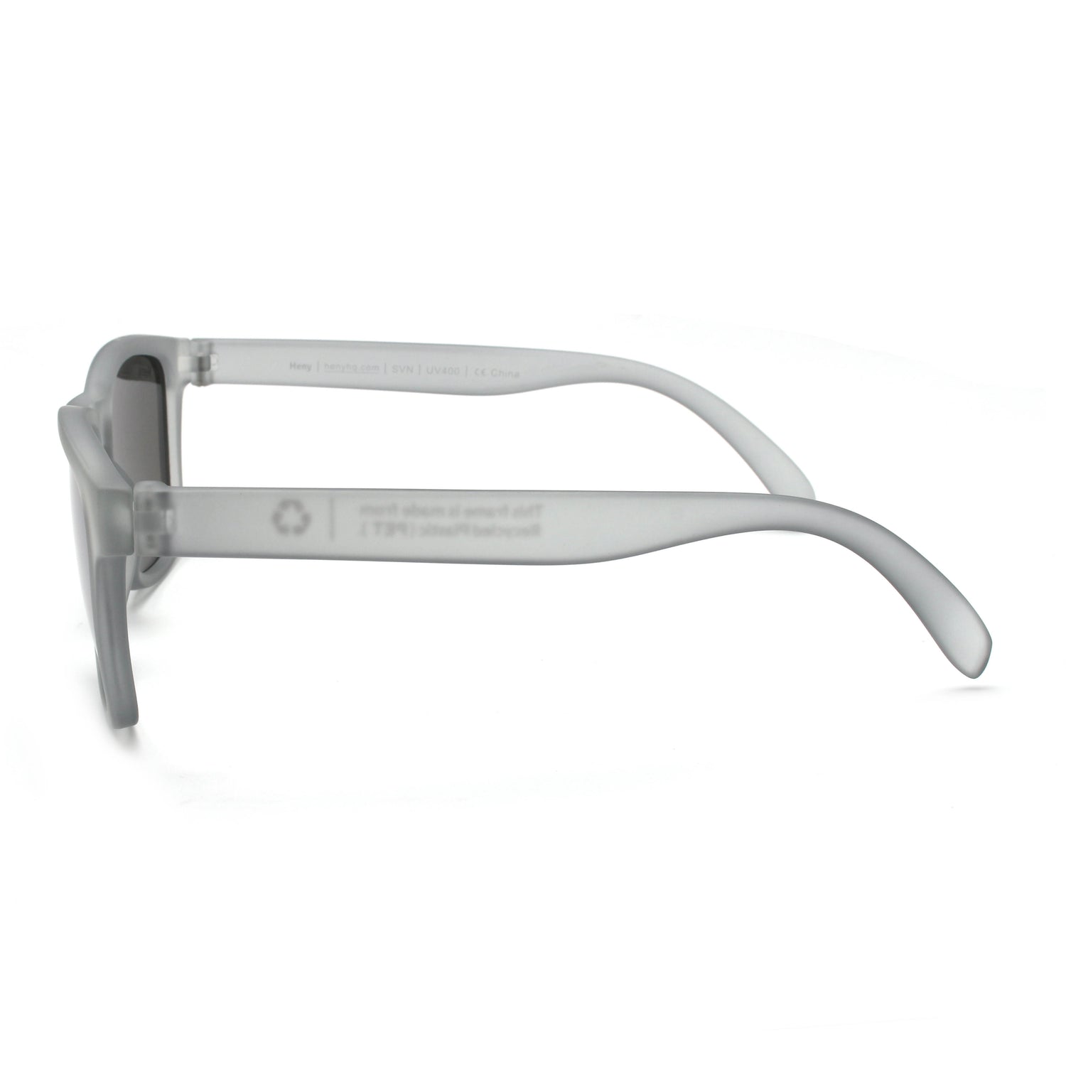 Side view of the Silver Surfer Polarized Original Heny Sunglasses